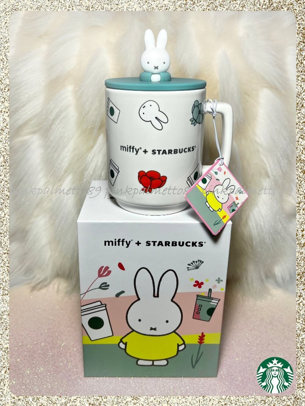 ✨🐇 NWT 2026 Miffy x Starbucks Ceramic 14oz Mug w/ Silicone Lid w/ Keepsake Box